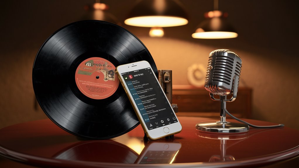 blend past present musical tracks
