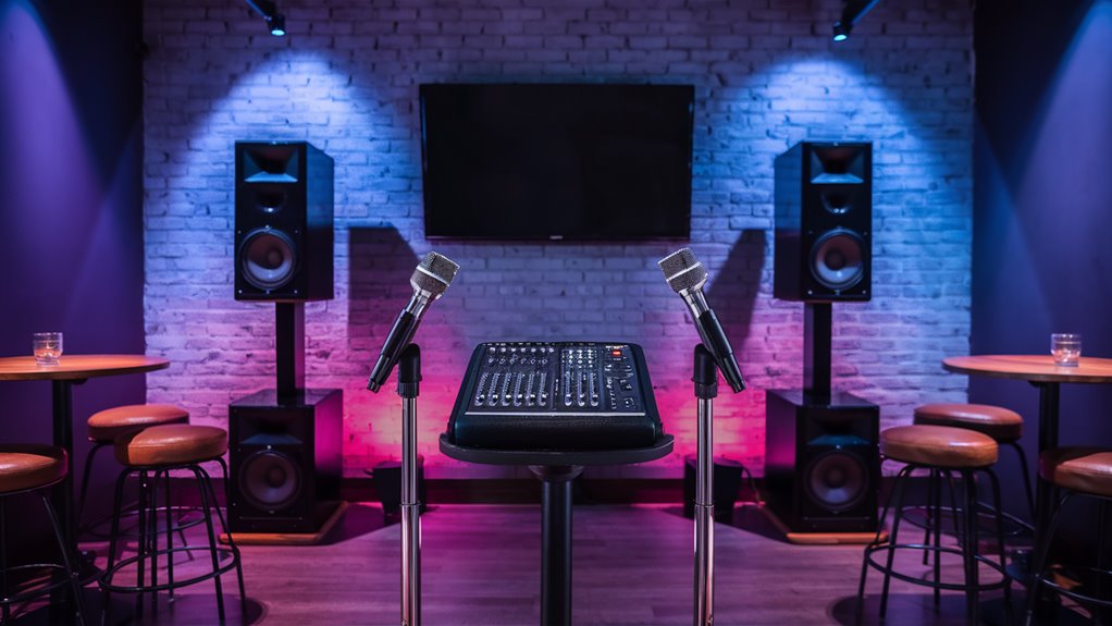 venue karaoke equipment selection