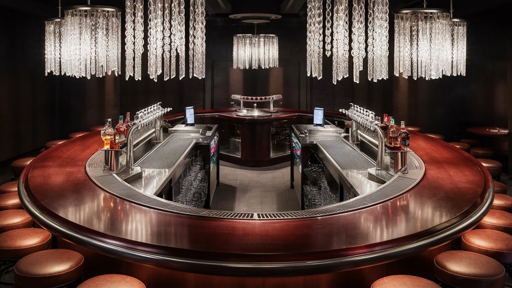 bar setup and layout