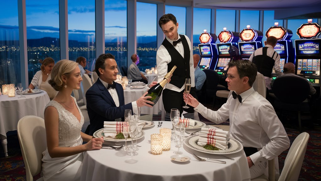 casino dining through time