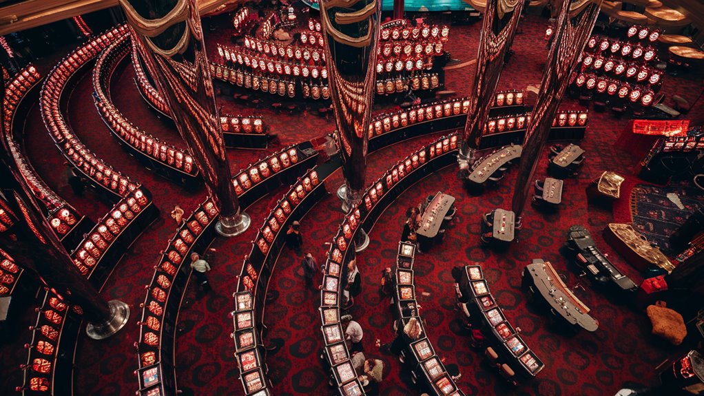 complex casino path layout