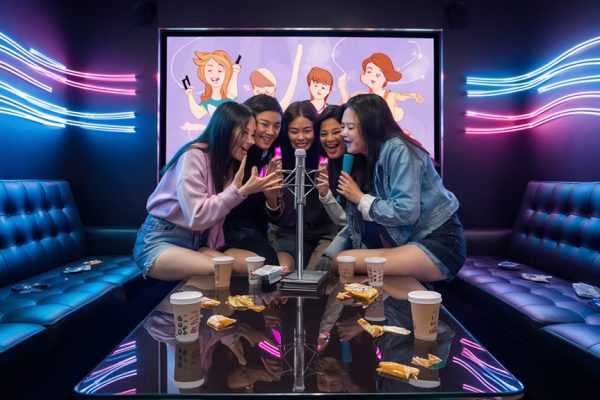 korean group singing together