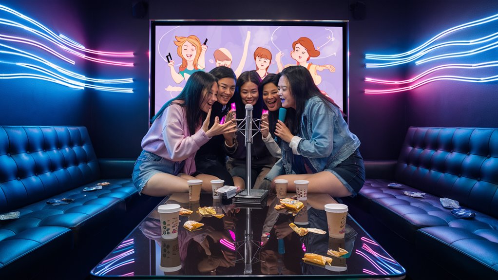 korean group singing together