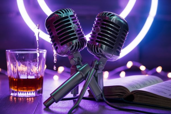 late night karaoke together