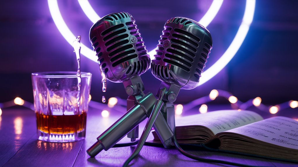 late night karaoke together