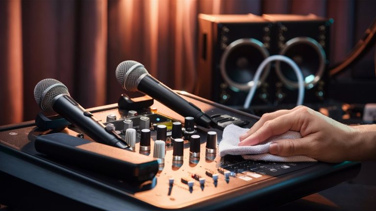 maintain karaoke equipment properly