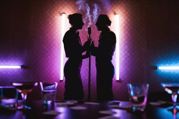 singing together after dark
