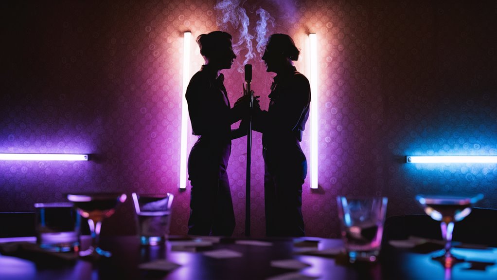 singing together after dark