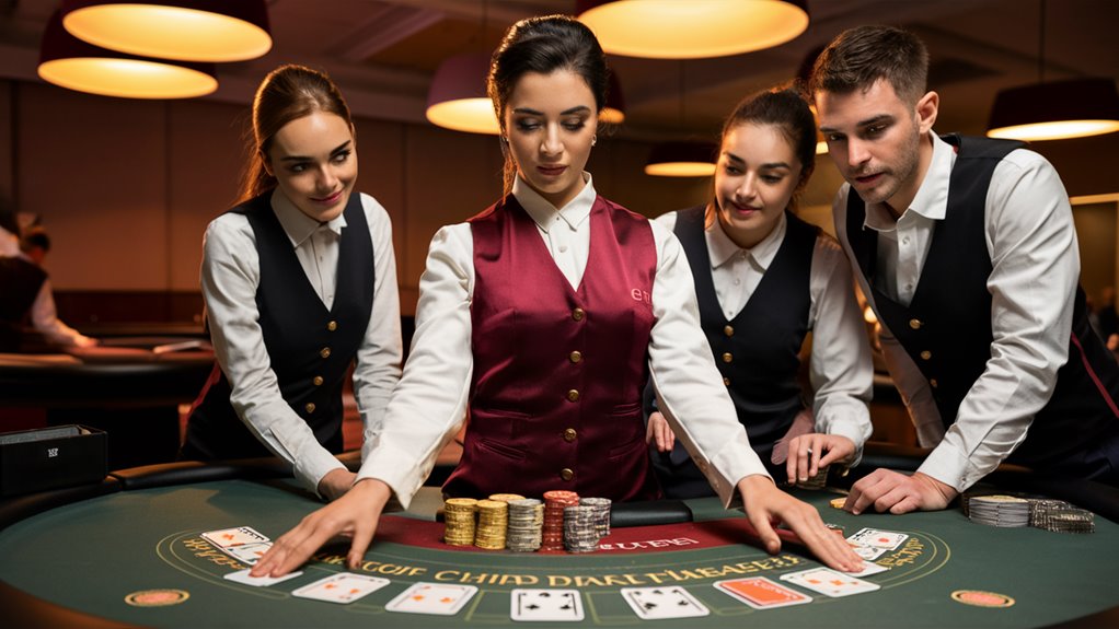 training casino table dealers