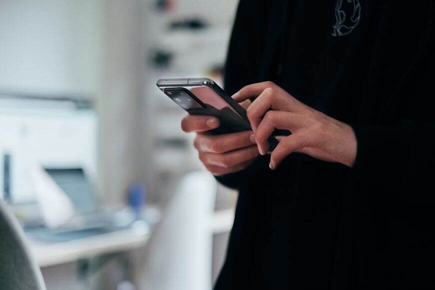 Smartphone displaying a webtoon reading app while waiting for a new chapter release.